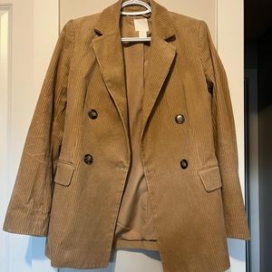 H and M courderoy blazer